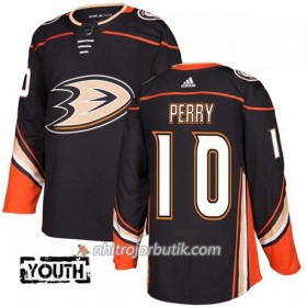 Barn Ishockey Anaheim Ducks Tröja Corey Perry 10 Adidas 2017-2018 Svart Authentic